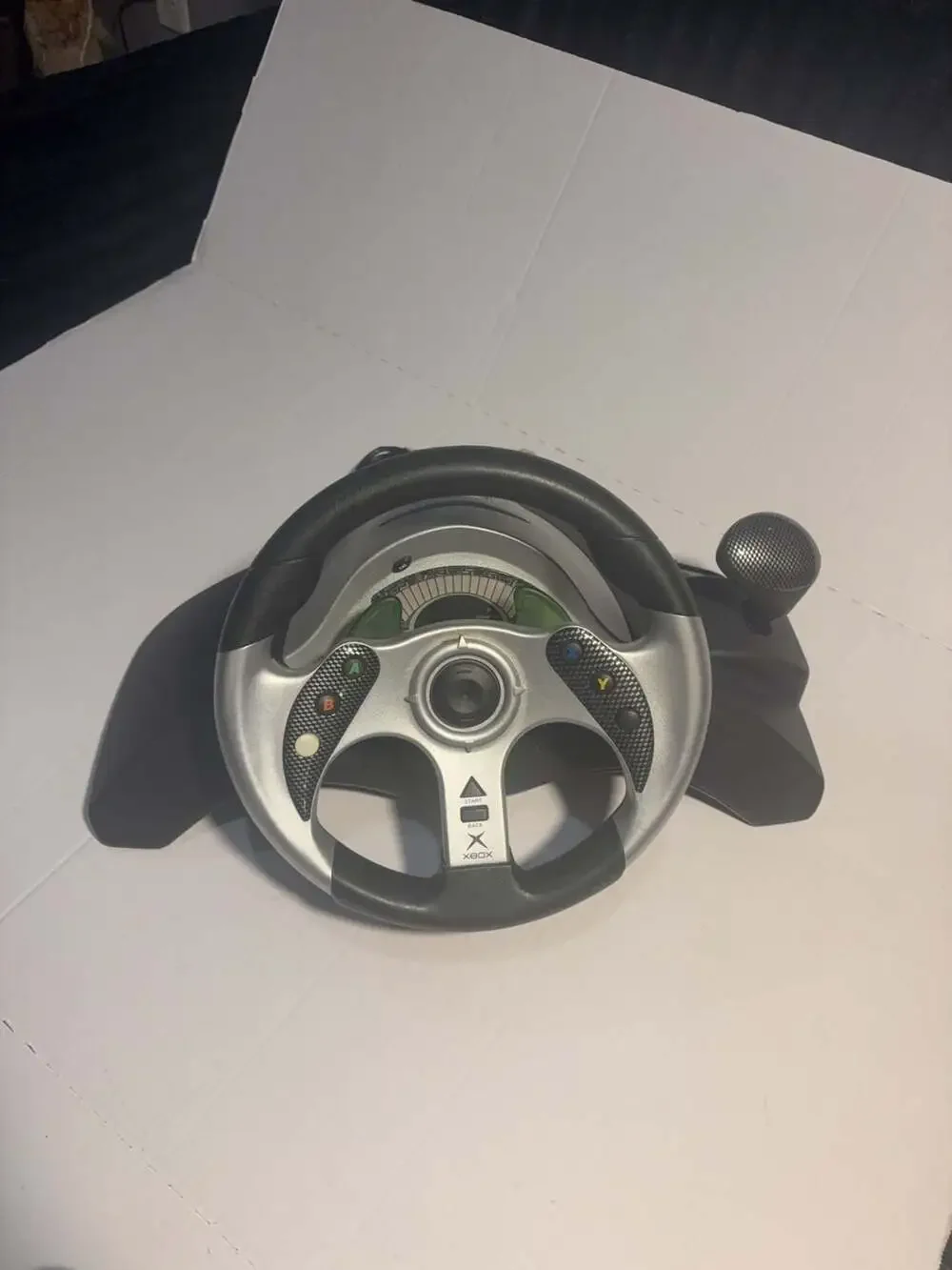 Mad Catz MC2 Racing Wheel and Pedal Set for Original Xbox